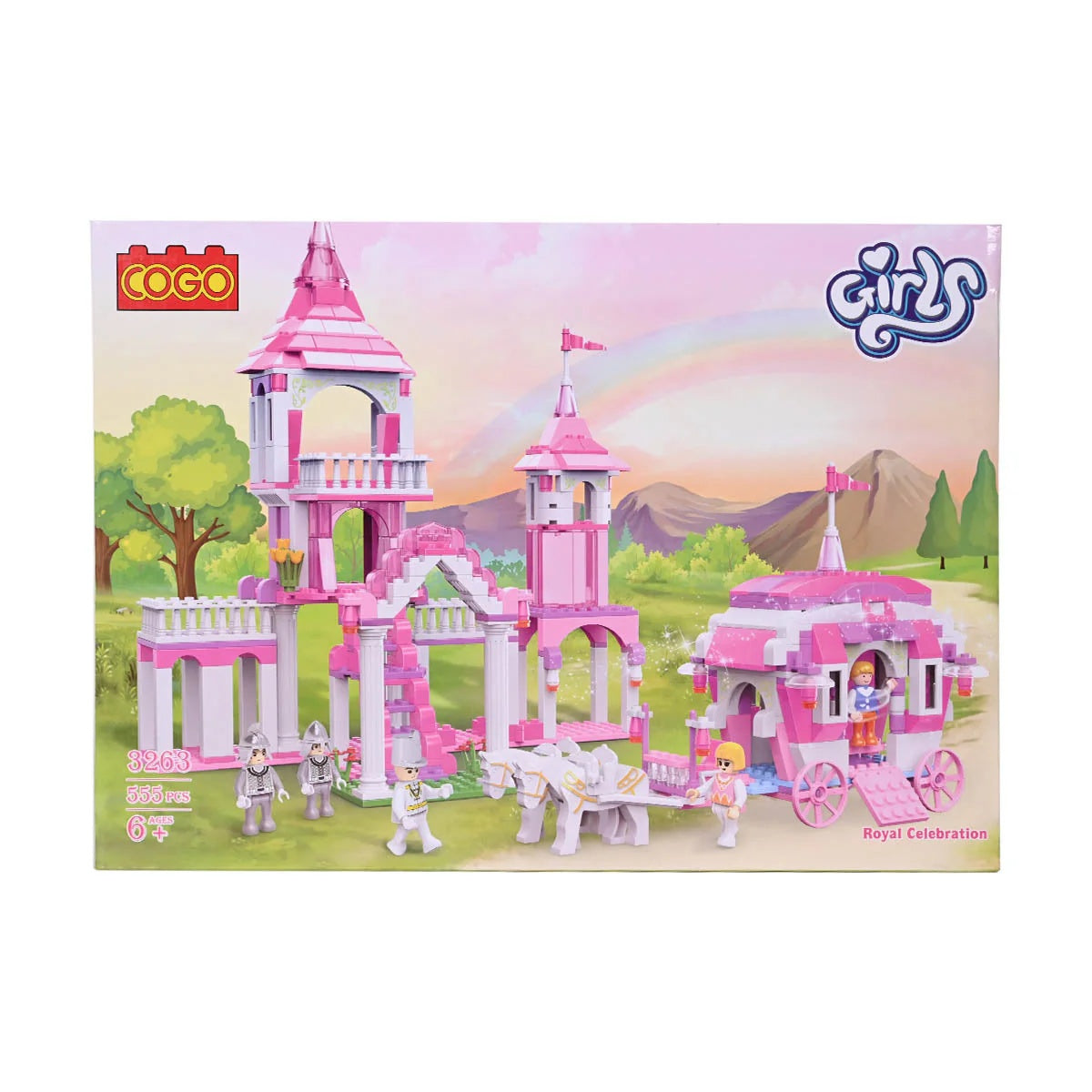 Princess Castle Building Blocks Lego Set 555 pcs