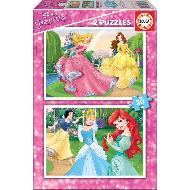 EDUCA Disney Princess Puzzles (2x20 pcs) - 3Y+