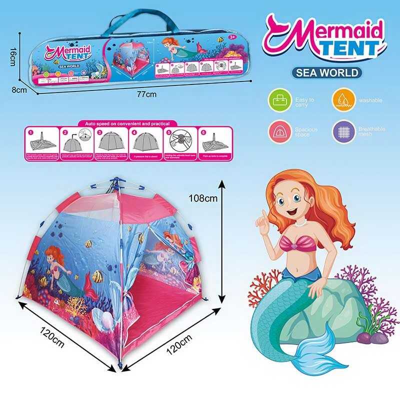 Children Tent Convenient and Practical Auto Pull Open Press Close