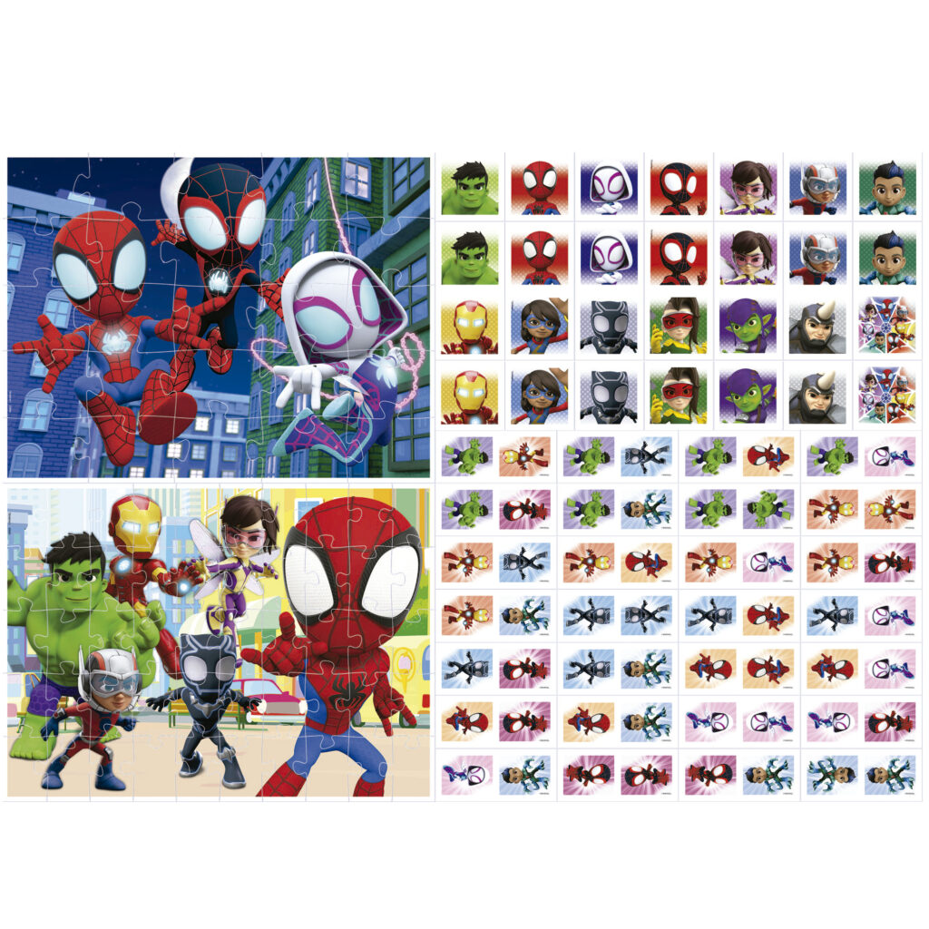 EDUCA Superpack 4 in 1 Spidey and his Amazing Friends - 3Y+