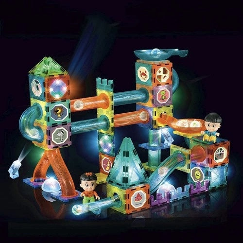 Light Magnetic Blocks 142 pcs
