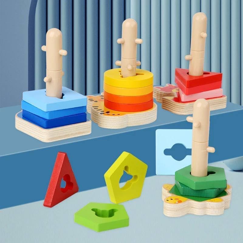 Wooden Educational Building Blocks