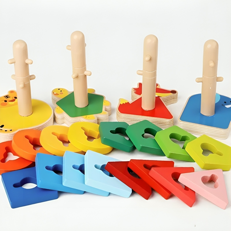 Wooden Educational Building Blocks