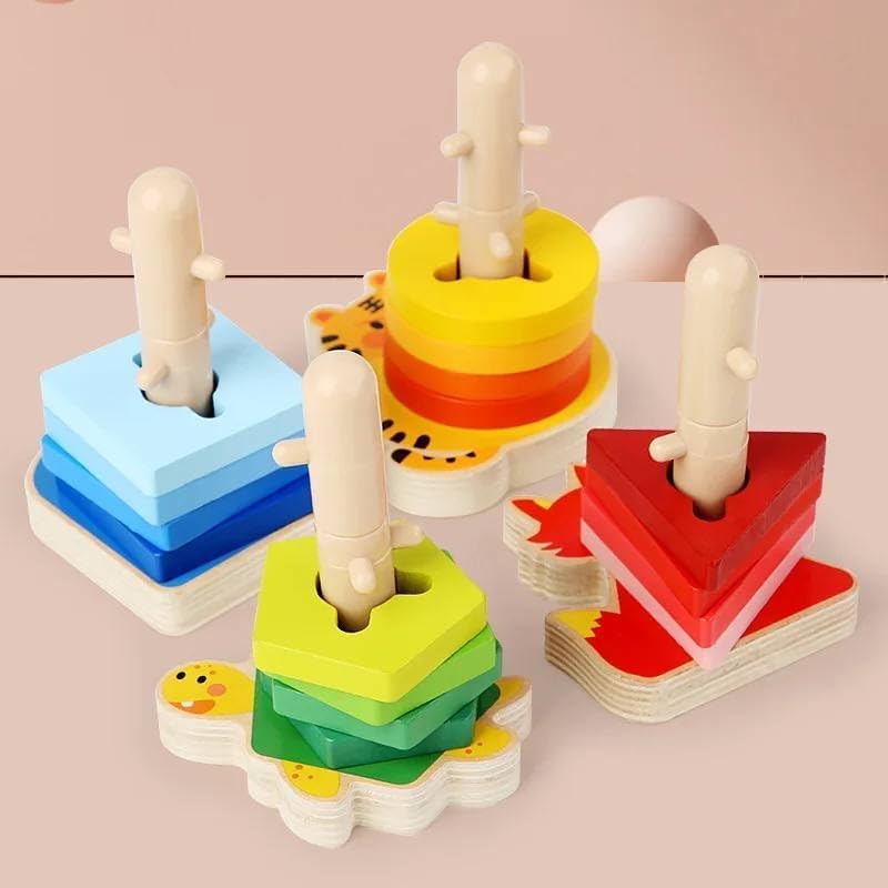 Wooden Educational Building Blocks