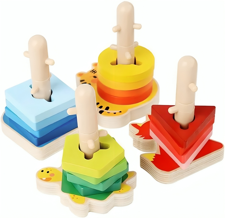 Wooden Educational Building Blocks
