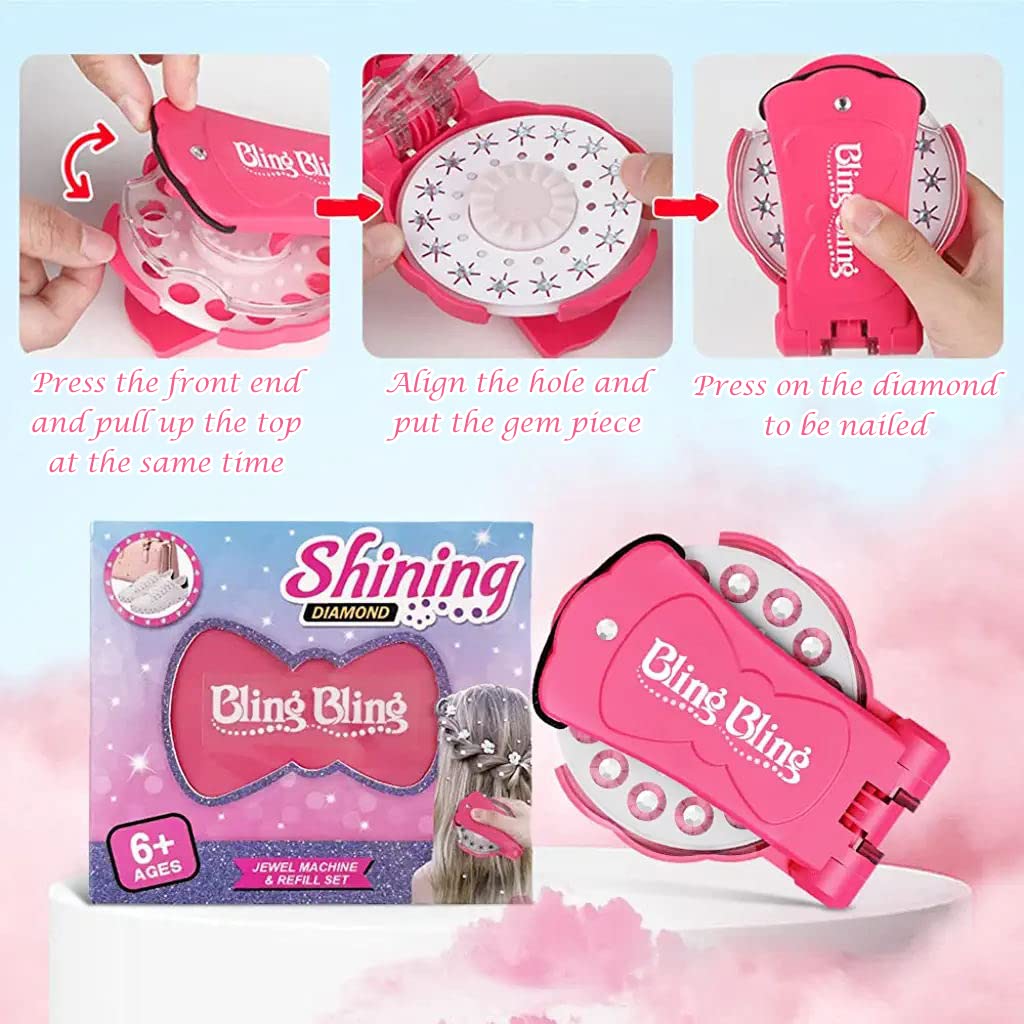 BLING Hair Gem Stamper Kit for Girls