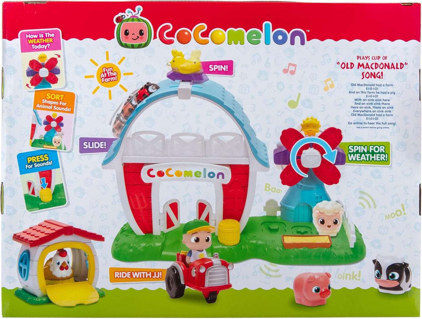 COCOMELON Petting Farm Playset