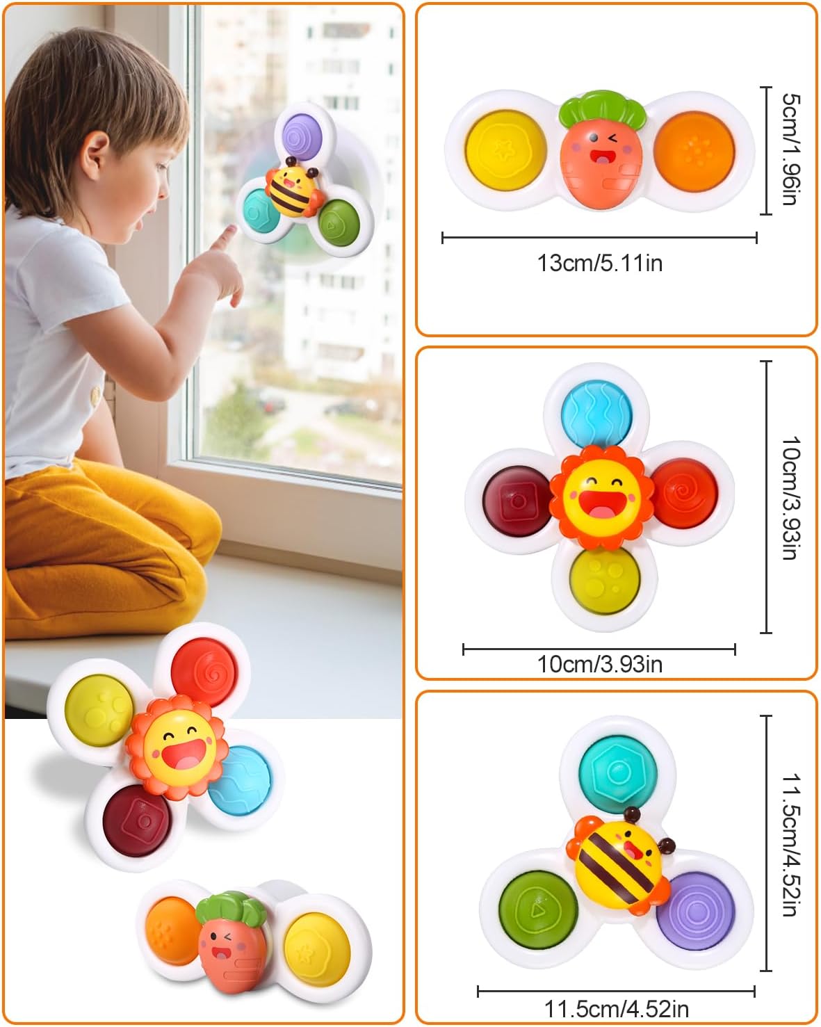 Baby Suction Spinner Set