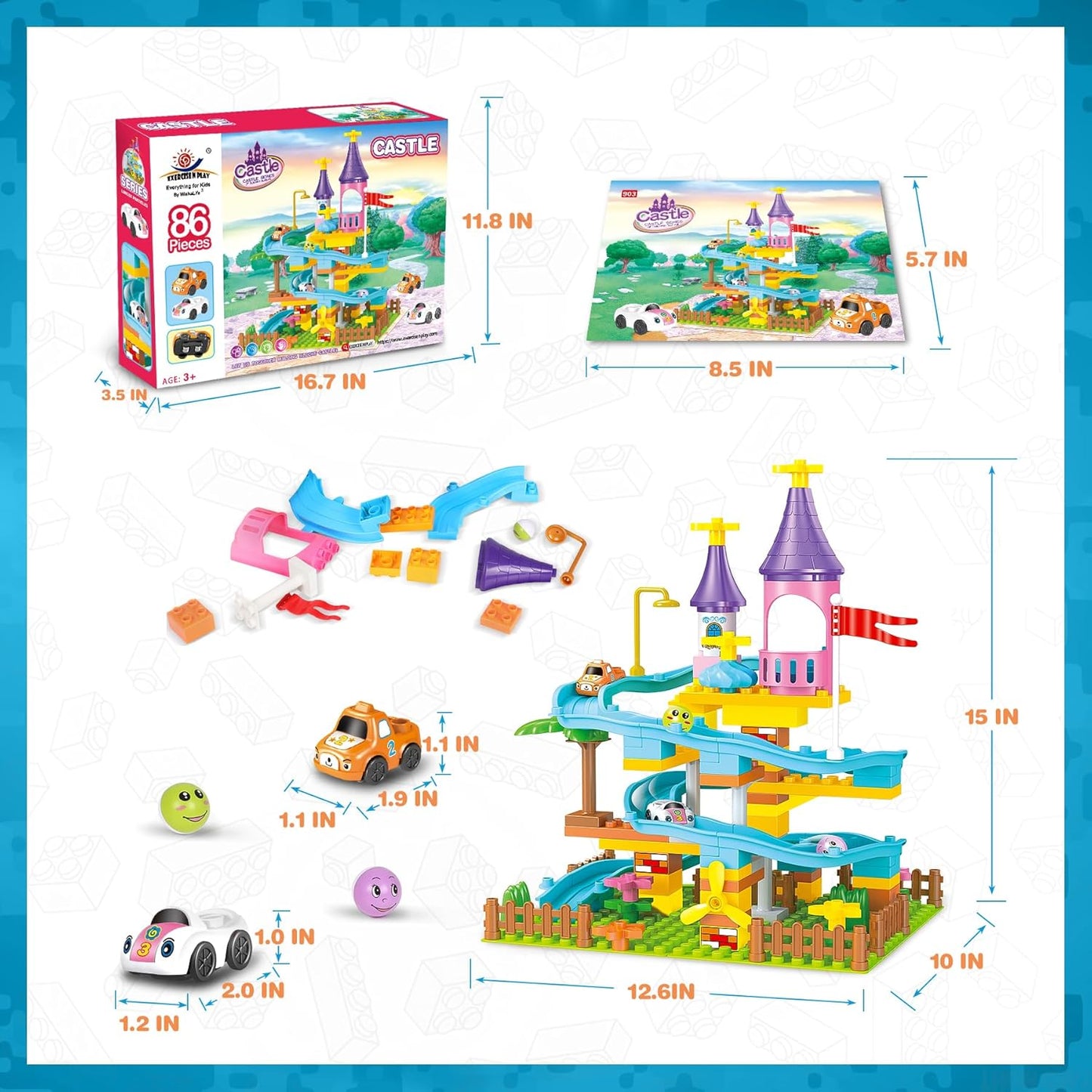 Castle Building Blocks Lego 88 pcs