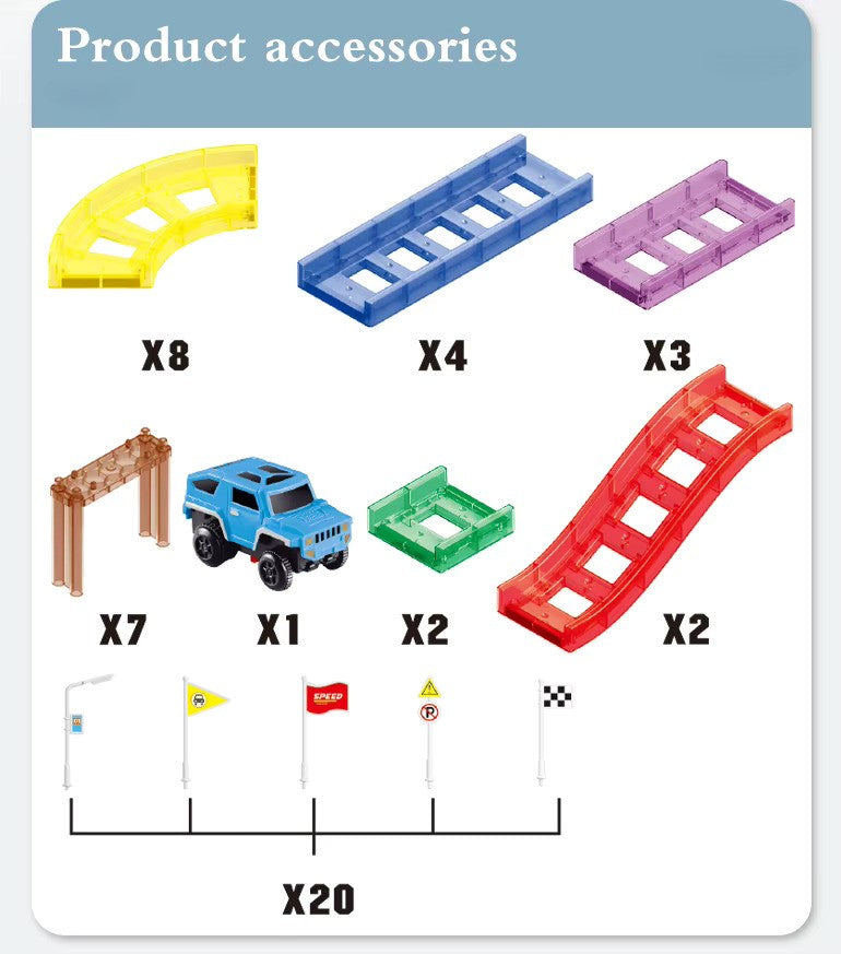 Magnet Tracks 47 pcs