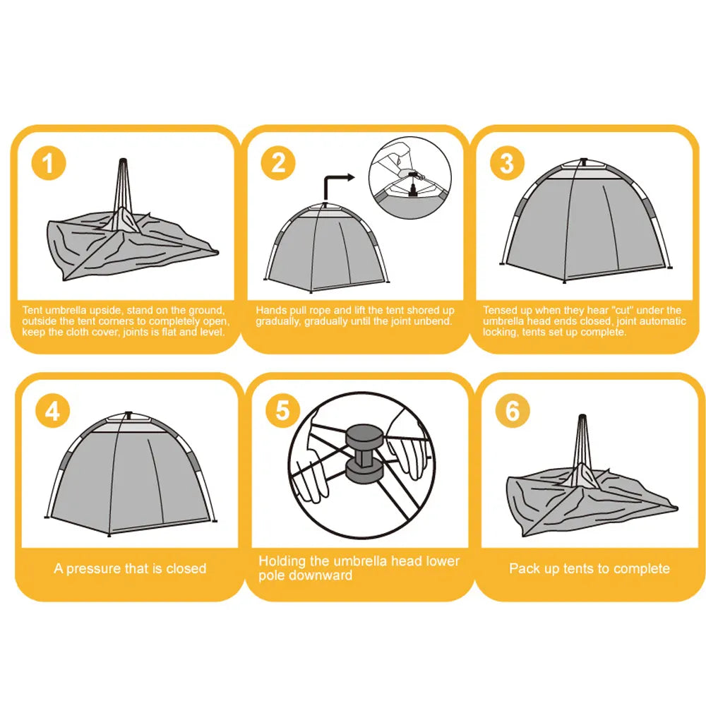 Children Tent Convenient and Practical Auto Pull Open Press Close