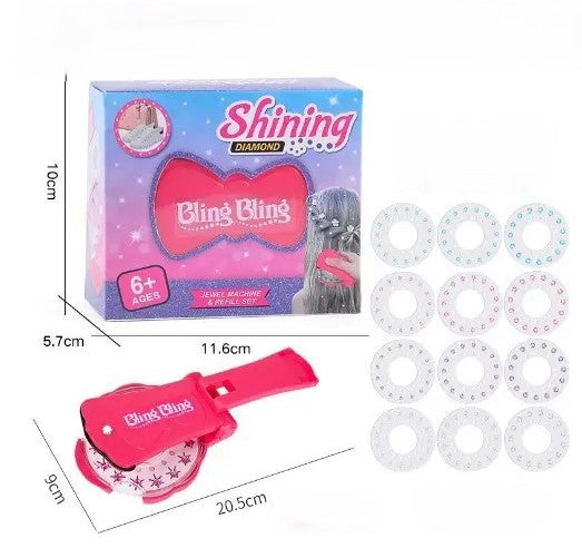 BLING Hair Gem Stamper Kit for Girls