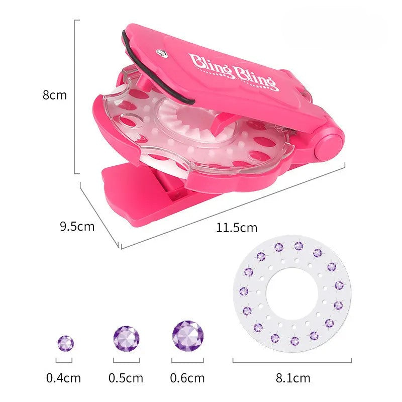 BLING Hair Gem Stamper Kit for Girls