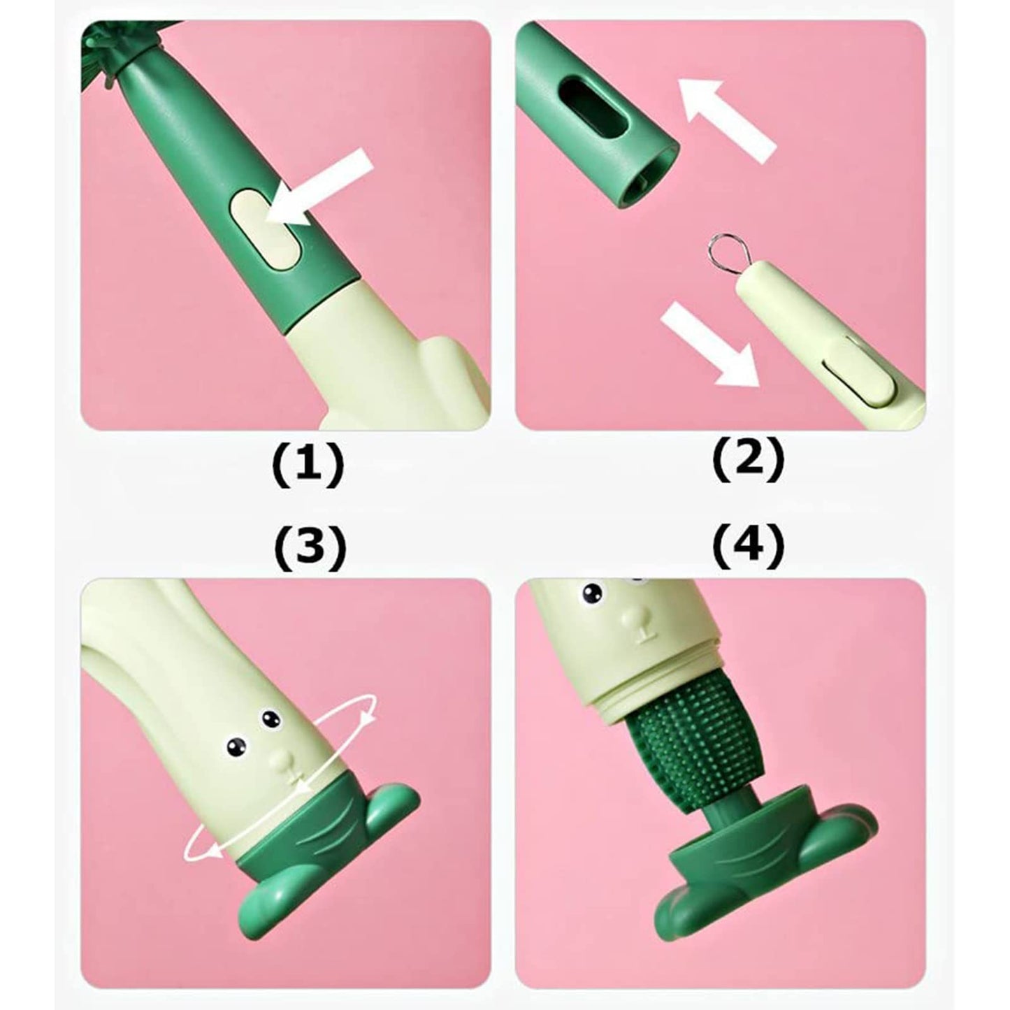 3-in-1 Baby Bottle Cleaning Brush Kit