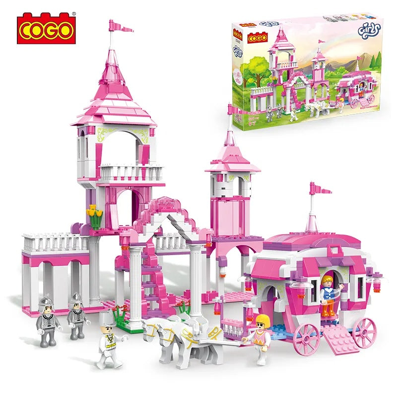 Princess Castle Building Blocks Lego Set 555 pcs