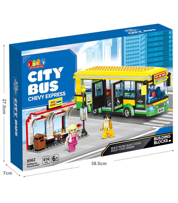 City Bus building Blocks Lego Set 416 pcs
