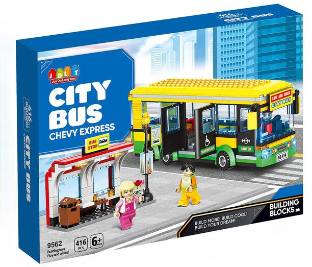 City Bus building Blocks Lego Set 416 pcs