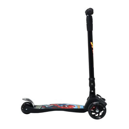 Marvel Spiderman Foldable Scooter with LED Light-Up Wheels - 2Y+
