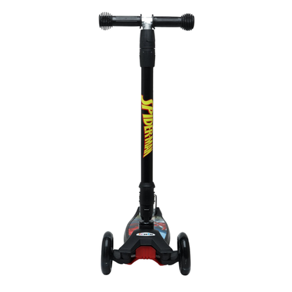 Marvel Spiderman Foldable Scooter with LED Light-Up Wheels - 2Y+