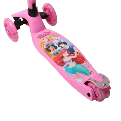 Disney Princesses Foldable Scooter with LED Light-Up Wheels - 2Y+