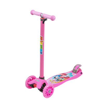 Disney Princesses Foldable Scooter with LED Light-Up Wheels - 2Y+