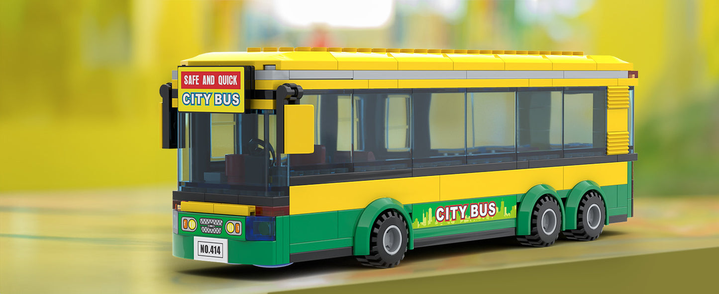 City Bus building Blocks Lego Set 416 pcs