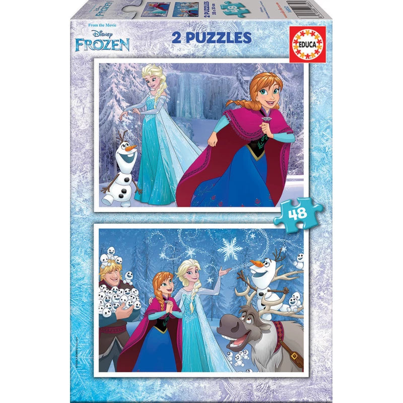 EDUCA Disney Frozen Puzzle (2x48 pcs) - 4Y+