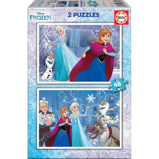 EDUCA Disney Frozen Puzzle (2x48 pcs) - 4Y+