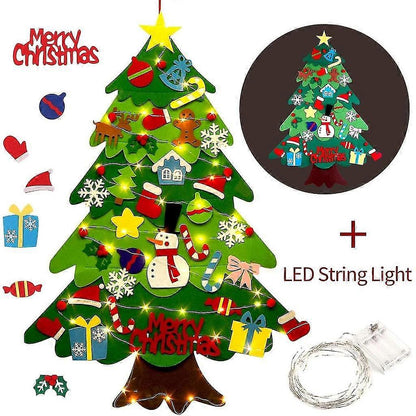 DIY Kids Hanging Christmas Tree Kit – Montessori Educational Toy - 18M+