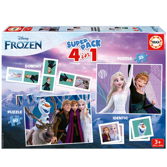 EDUCA Superpack 4 in 1 Frozen - 3Y+
