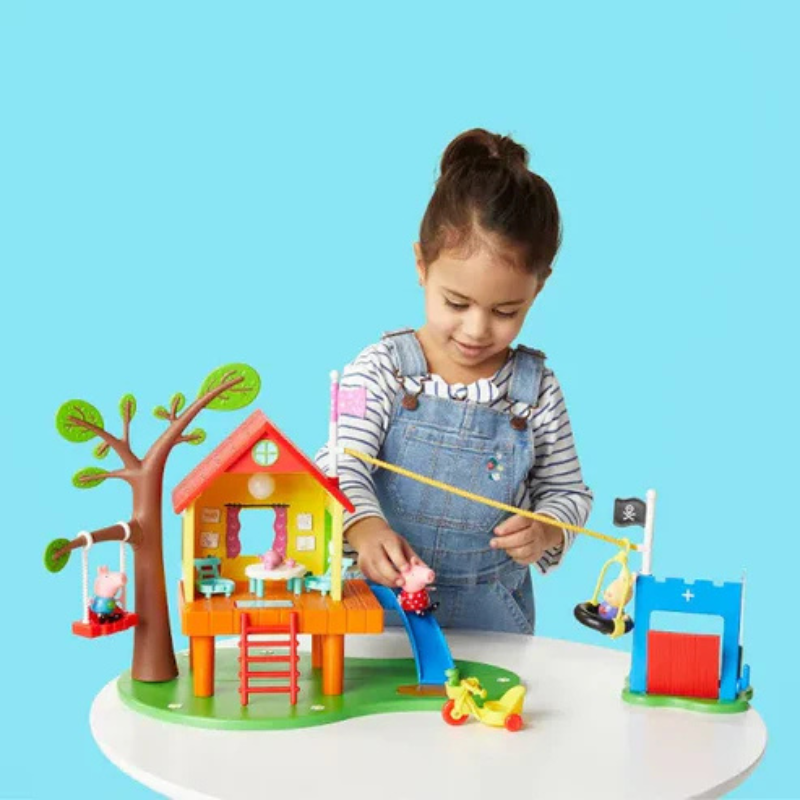 Peppa Pig's Treehouse & George's Fort Playset - 2Y+