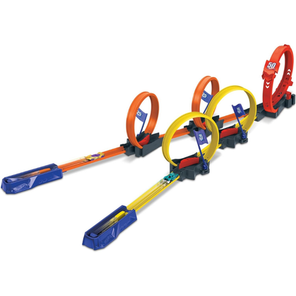 Hot Wheels Action Loop Cyclone Challenge Track Set - 4Y+