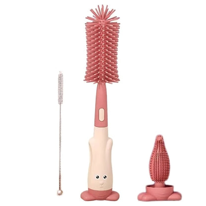 3-in-1 Baby Bottle Cleaning Brush Kit