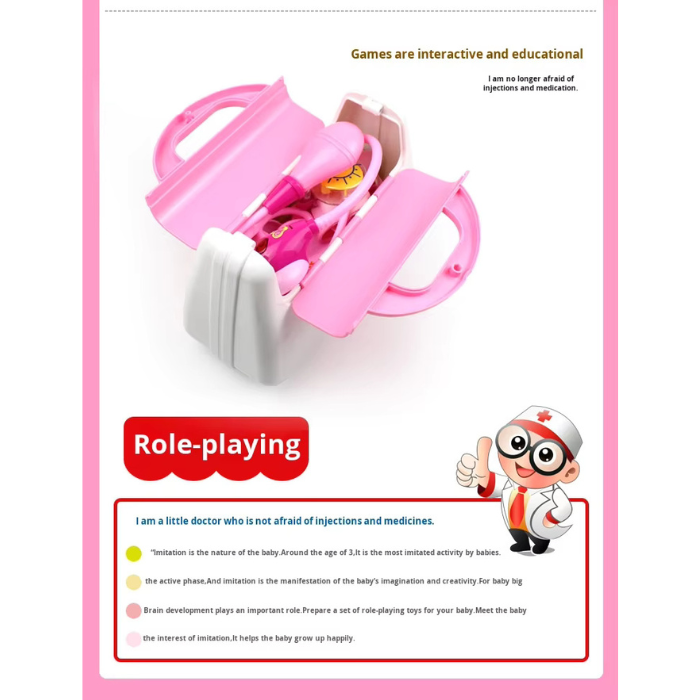 Doctor Toys Set (15pcs) - Sound Light Effect Simulation/Interaction