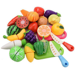 Educational Cutting Play Food Kids Toy Set (43 pcs)