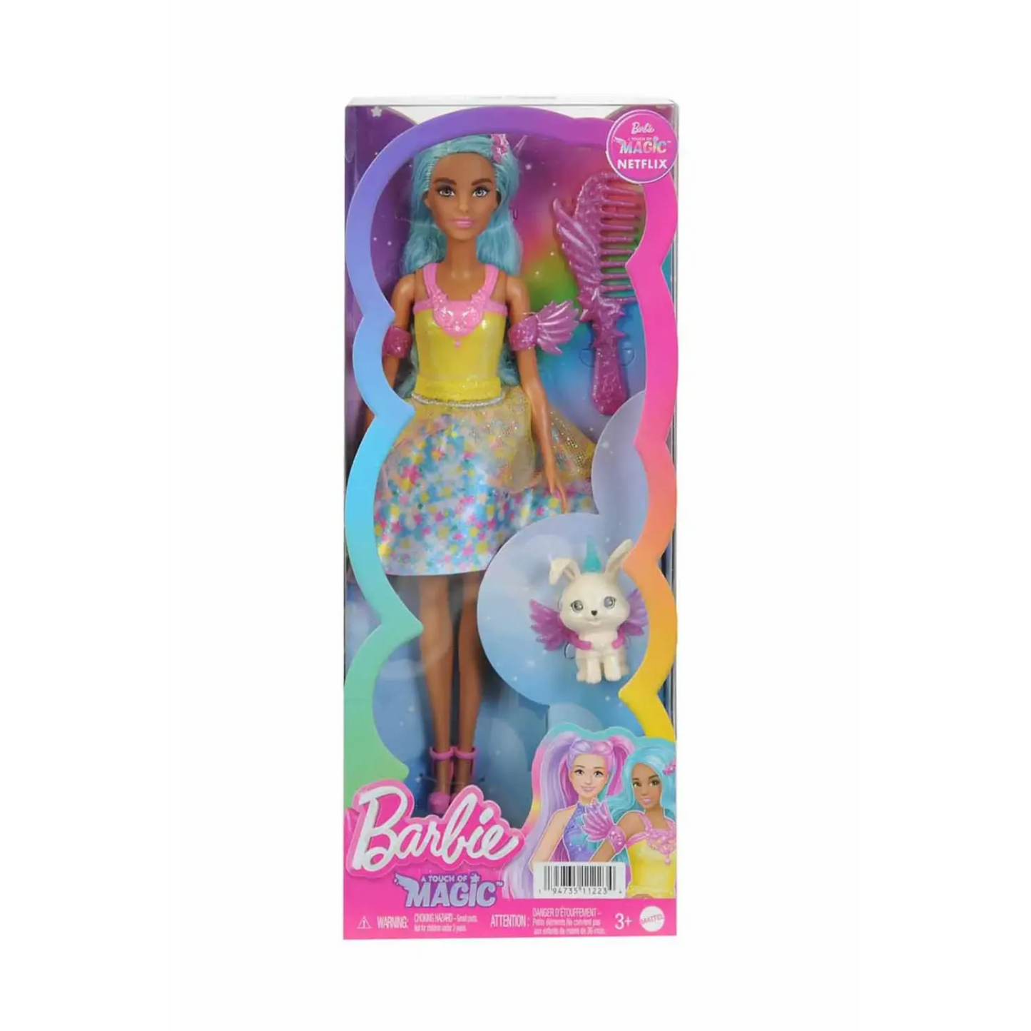 Barbie A Touch of Magic Doll & Accessories, Teresa with Fantasy Outfit, Pet, Leash & Styling Accessories - 3Y+