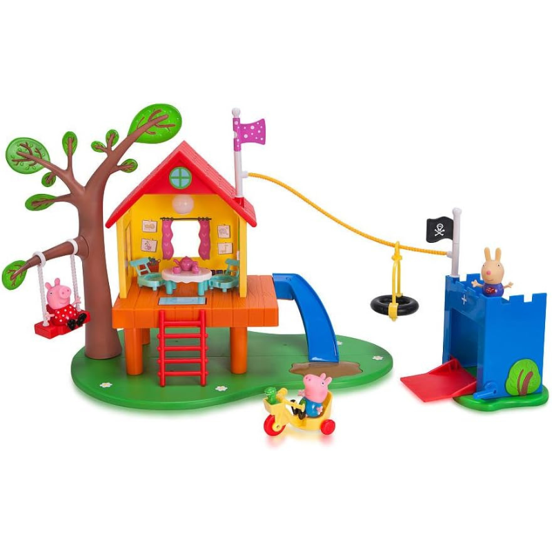 Peppa Pig's Treehouse & George's Fort Playset - 2Y+