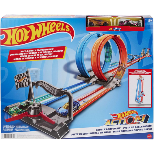 HOT WHEELS Two-Track Looping Race Track - 5Y+