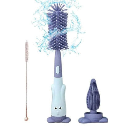 3-in-1 Baby Bottle Cleaning Brush Kit