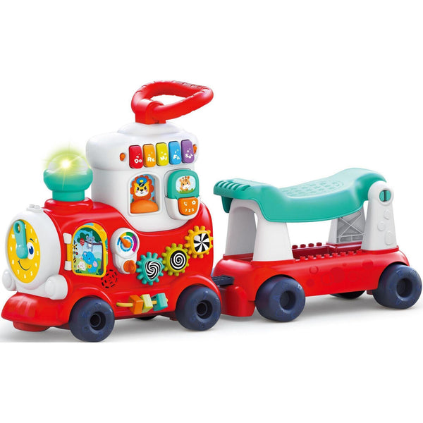 HOLA 4 IN 1 Push Walker and Ride-on Learning Train – Seby