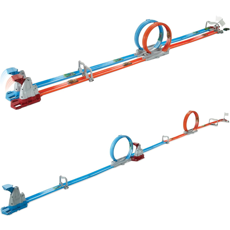 HOT WHEELS Two-Track Looping Race Track - 5Y+