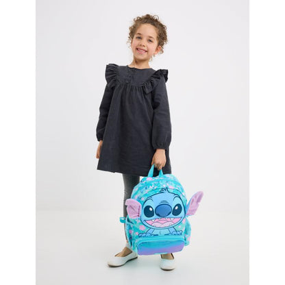 SMIGGLE – STITCH JUNIOR CHARACTER HOODIE BACKPACK – 36x30 CM - 3-5Y