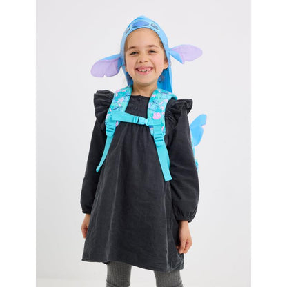 SMIGGLE – STITCH JUNIOR CHARACTER HOODIE BACKPACK – 36x30 CM - 3-5Y
