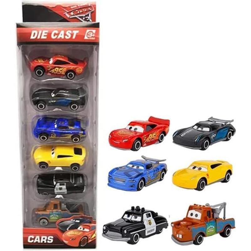 Disney Pixar Die-Cast Racing Cars Se (6 Pieces) - 2Y+