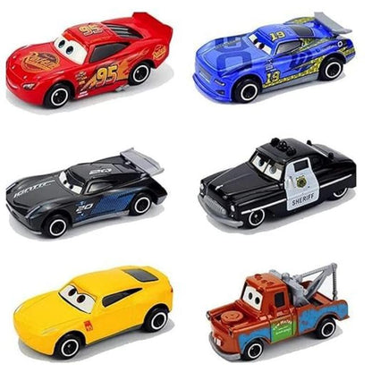 Disney Pixar Die-Cast Racing Cars Se (6 Pieces) - 2Y+