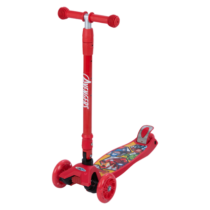 Marvel Avengers Foldable Scooter with LED Light-Up Wheels - 2Y+