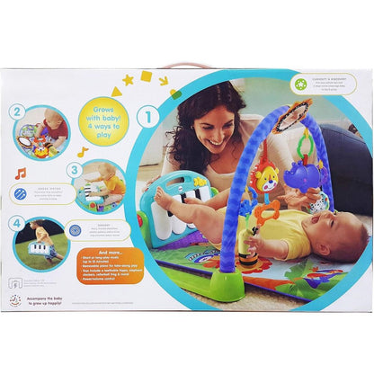 Kick and Play Activity Gym Play Mat for Baby with Piano - Lay and Play Sit Activity Toy