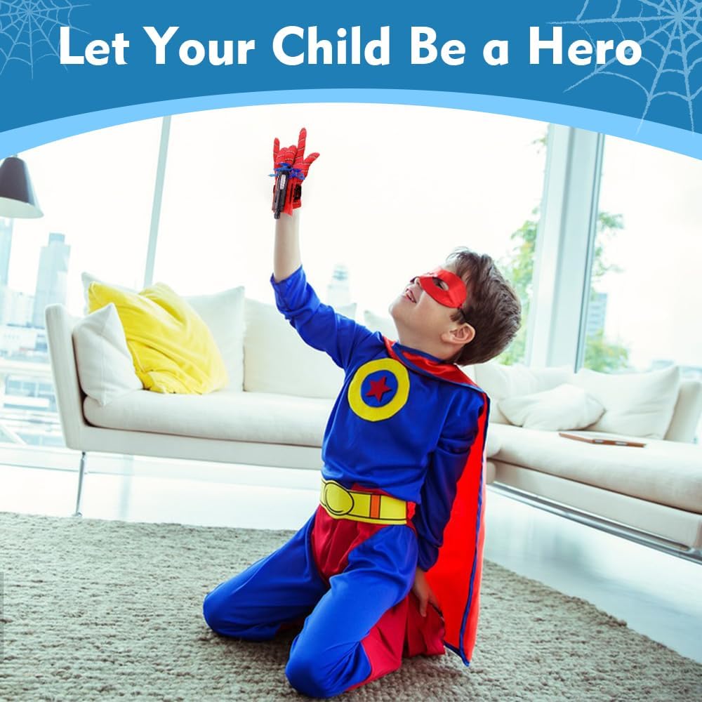 Spiderman Web Shooter Wrist Launcher Toy - 3Y+