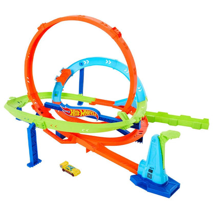 Hot Wheels Action Loop Cyclone Challenge Track Set - 4Y+