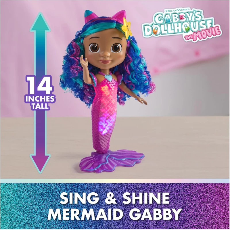 Gabby's Dollhouse Movie Feature Mermaid Doll - 3Y+